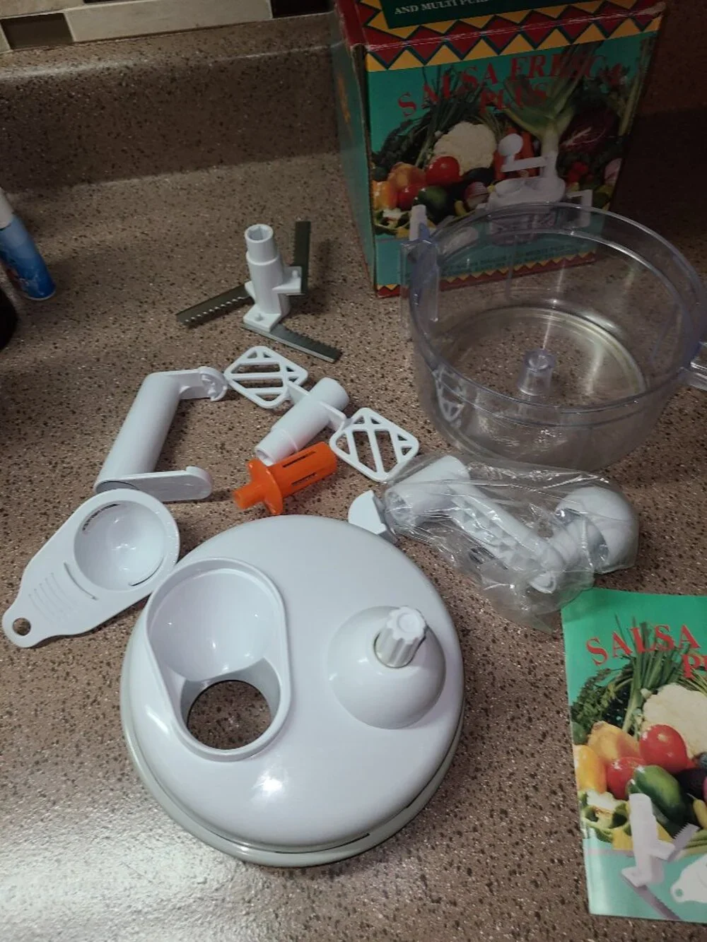 VTG Salsa Fresca Plus Salsa Maker Manual Food Processor German Blades